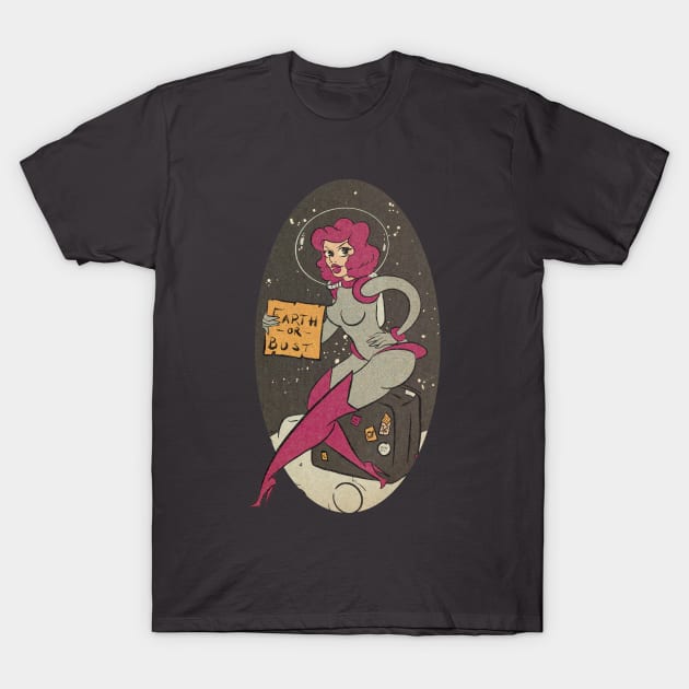 Astronaughty T-Shirt by StarkGravingMad